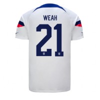 Forenede Stater Timothy Weah #21 Hjemmebanetrøje VM 2022 Kortærmet